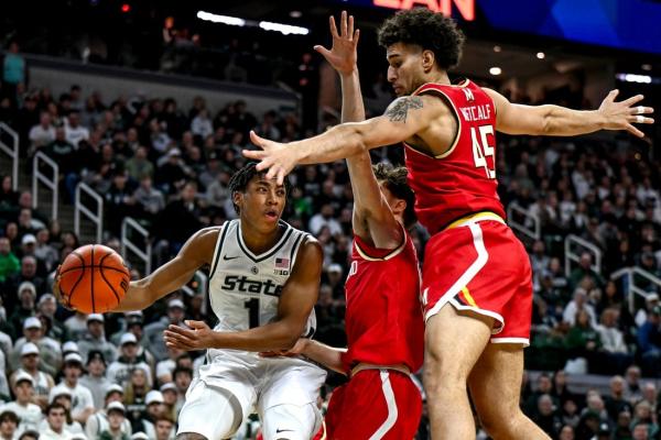 Jeremy Fears Jr . carries No . 10 Michigan State past Maryland