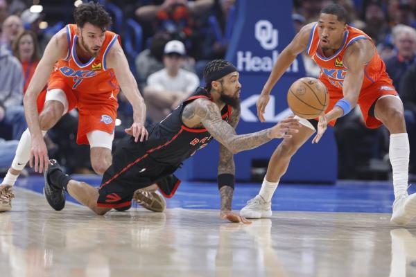 Raptors top Thunder , Shai Gilgeous - Alexander rallies to extend streak